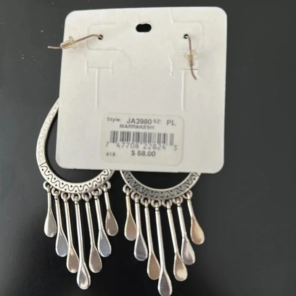 Brighton NWT MARRAKESH French Wire Oasis Earrings, NWT + bag